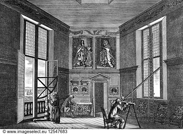 The old observing-room  Greenwich  late 17th century (1893). Artist: Unknown