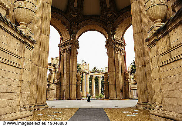 The Palace of Fine Arts.