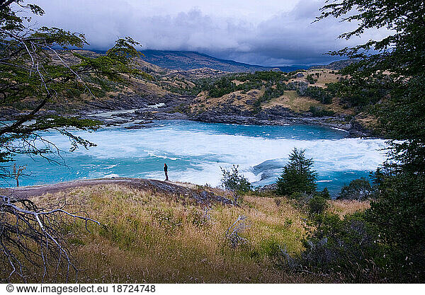The Patagonian Baker River near one of the proposed dam sites.