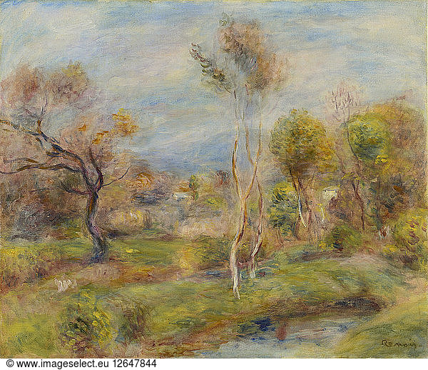 The Pond  Cagnes or Landscape at Cagnes-sur-Mer  1905-1907.