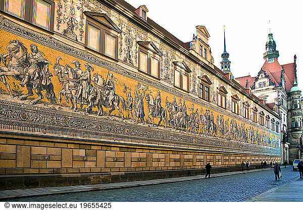 The Procession of Dukes  Dresden  Germany.