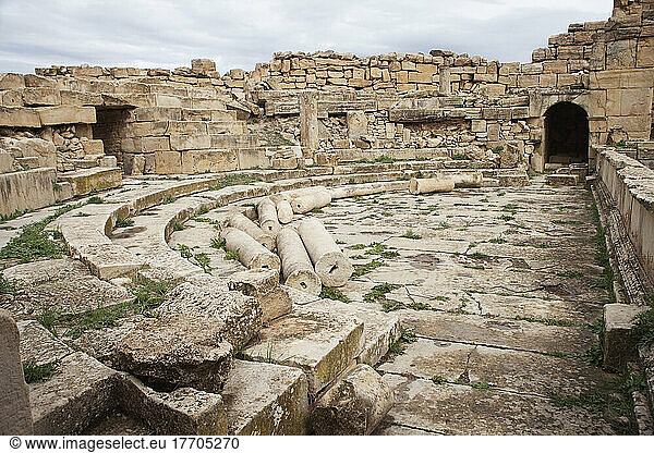 The Roman Theatre  Madure Site  Near Souq Ahras; Algeria