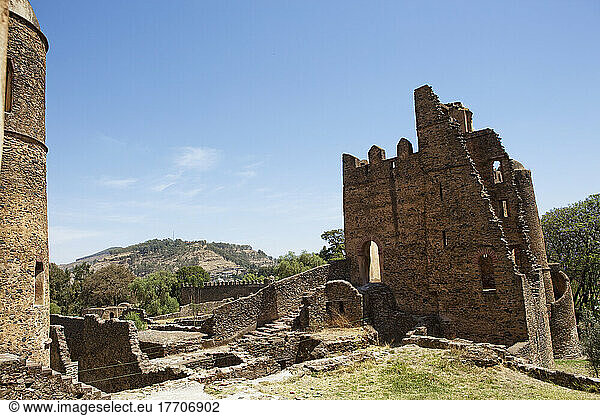 The Seventeenth Century Palace Of King Fasilides; Gondar  Ethiopia