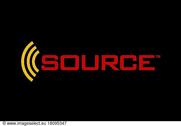 The Source Einzelhandel  er The Source Einzelhandel  er  Logo  Schwarzer Hintergrund