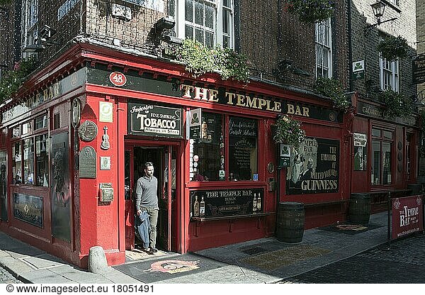 The Temple Bar  Temple Bar  Dublin  Grafschaft Dublin  Irland  Europa