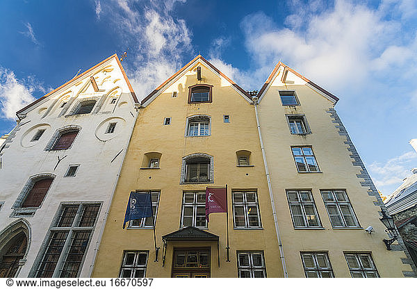 The Three Brothers building complex in the old city of Tallinn
