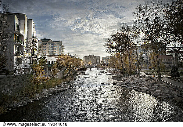 The Truckee River in downtown Reno.