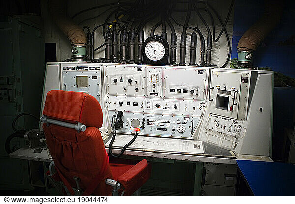 The underground Oscar Zero Launch Control Center at the Ronald Reagan Minuteman Missile Site.