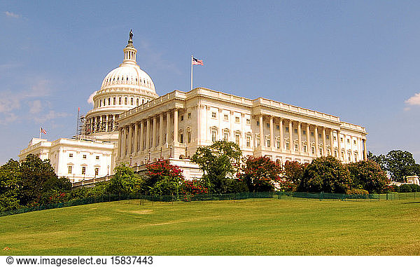 The US Capitol Building in Washington  DC