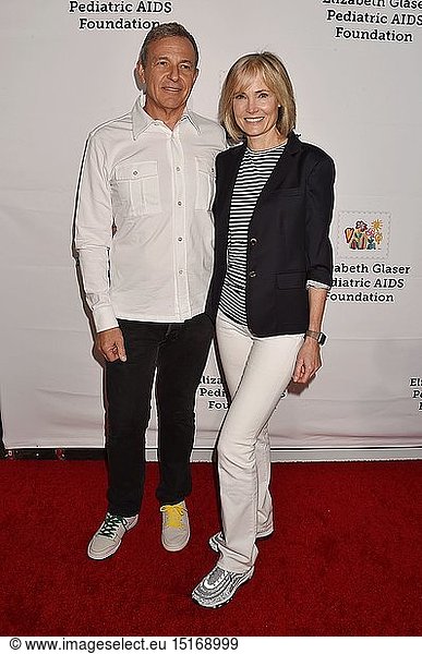 The Walt Disney Company CEO Bob Iger and Willow Bay attend the Elizabeth Glaser Pediatric Aids Foundation's 30th Anniversary  A Time For Heroes Family Festival at Smashbox Studios on October 28  2018 in Culver City  California.