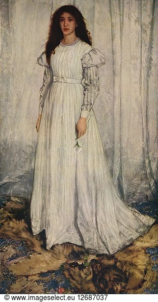 The White Girl  1862. Artist: James Abbott McNeill Whistler.