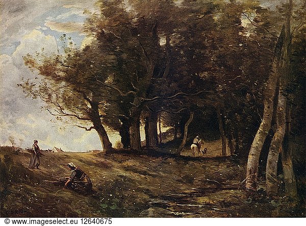 The Wood Gatherers  c1843. Artist: Jean-Baptiste-Camille Corot.
