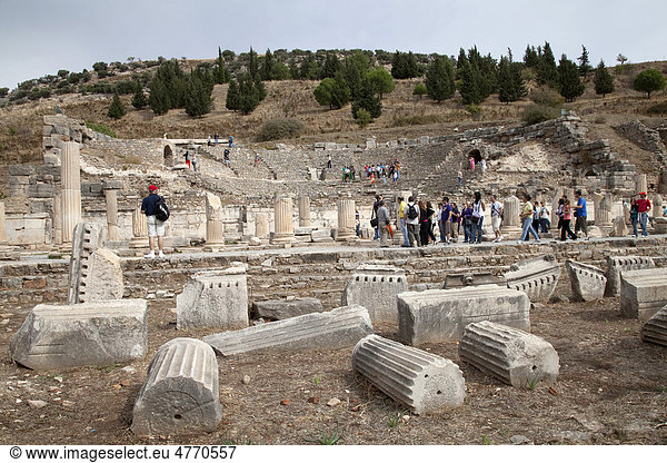 Theater Odeon  antike Ruinenstadt Ephesus  Selcuk  Lykien  Türkei  Asien