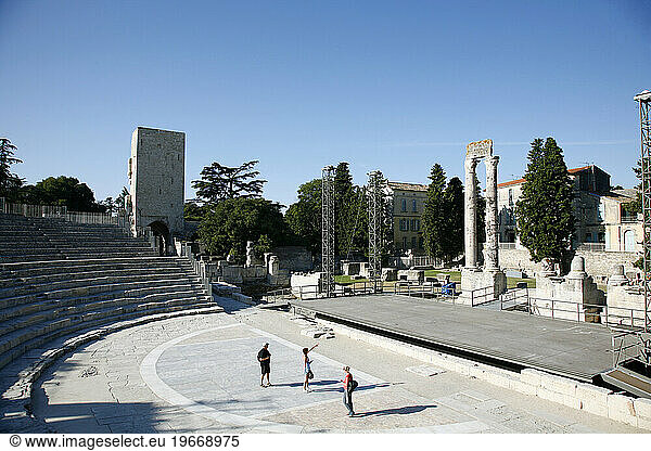 Theatre Antique  Arles  Provence  France.