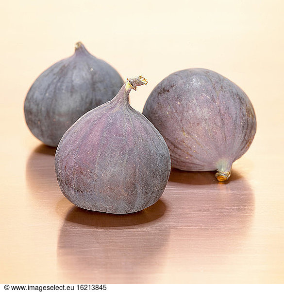 Three figs  close-up