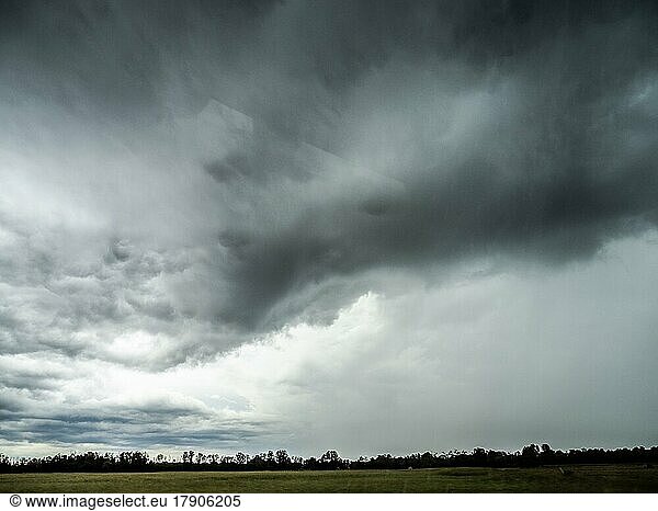 Thunderclouds  near Conegliano  Province of Treviso  Italy  Europe