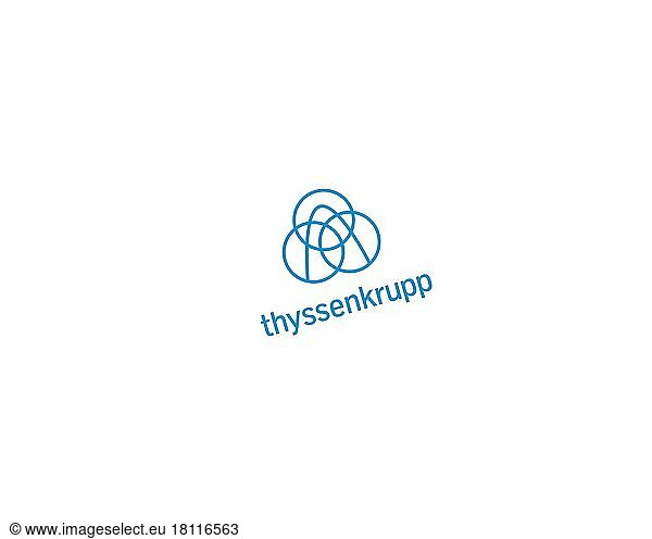 ThyssenKrupp Marine Systems  gedrehtes Logo  Weißer Hintergrund