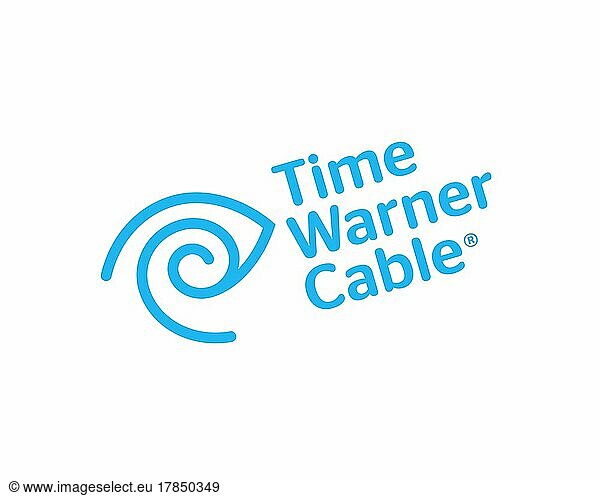 Time Warner Cable  gedrehtes Logo  Weißer Hintergrund