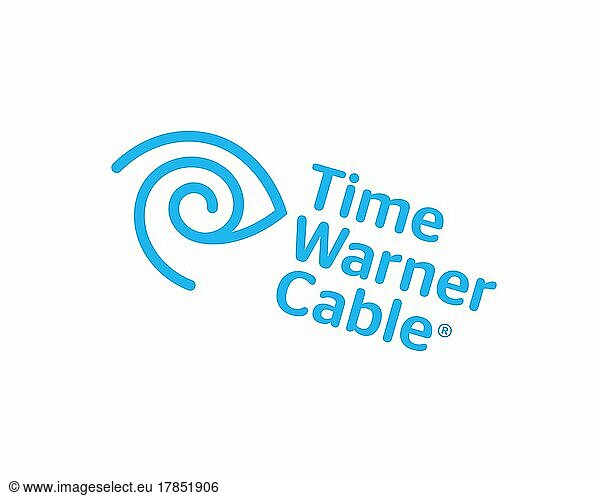 Time Warner Cable  gedrehtes Logo  Weißer Hintergrund B