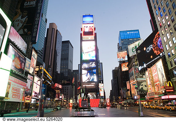 Times Square  New York City  New York  USA
