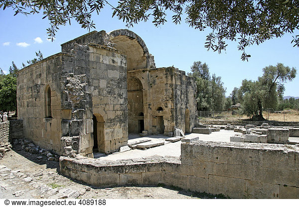 Titus Basilika  Ausgrabungsstätte  Gortys  Kreta  Griechenland