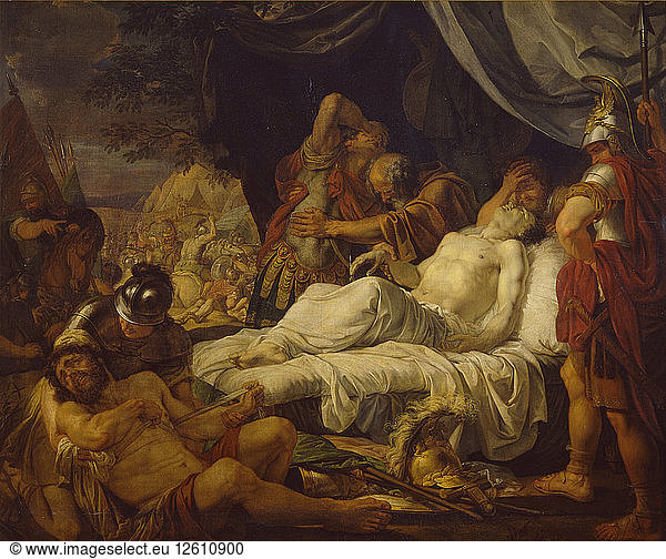 Tod des Pelopidas  1806. Künstler: Iwanow  Andrej Iwanowitsch (1775-1848)