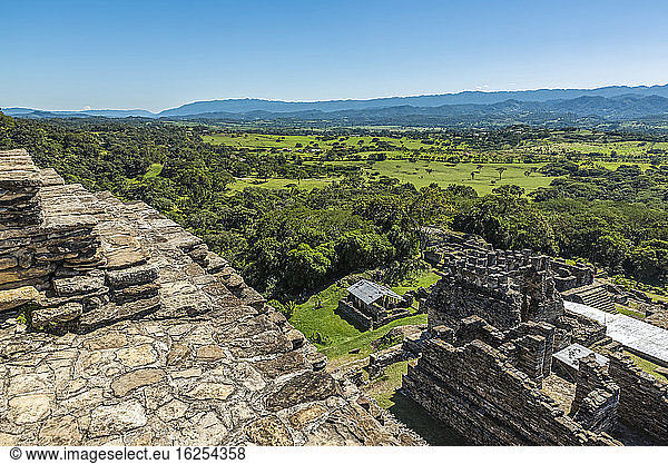 Tonina  präkolumbianische archäologische Stätte und Ruinenstadt der Maya-Zivilisation; Chiapas  Mexiko