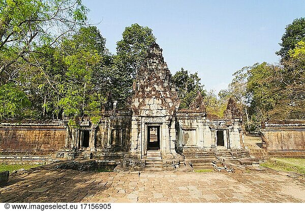 Tor am Eingang zu Baphuon  Angkor Thom Tempelkomplex  Angkor-Tempel  Kambodscha  Indochina  Südostasien  Asien