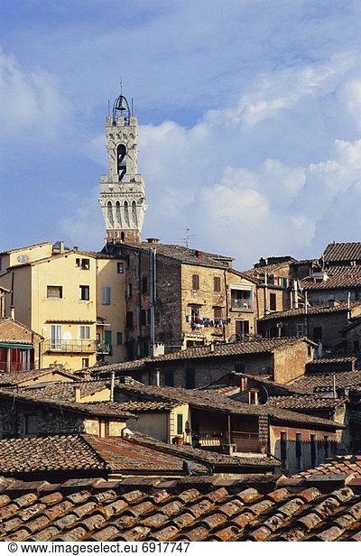 Torre del Mangia  Siena  Toskana  Italien