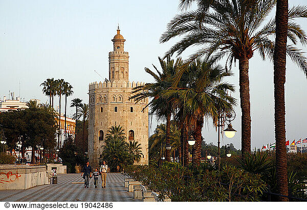 Torre del Oro  Seville  Spain.