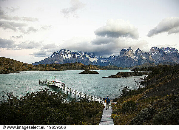 TORRES DEL PAINE NATIONAL PARK  PATAGONIA  CHILE.