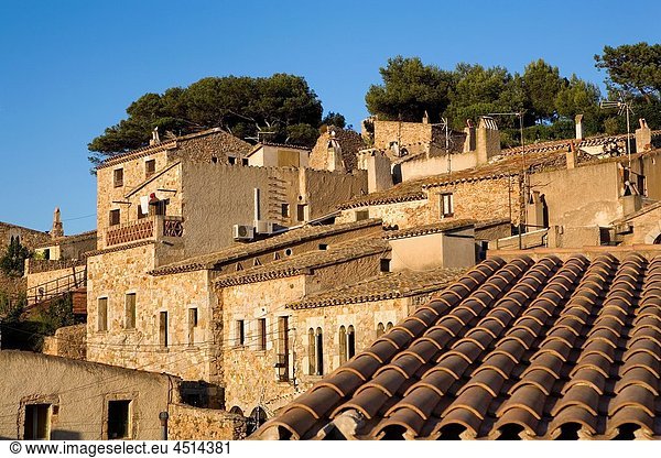 Tossa de Mar Old city Vila Vella Costa Brava Girona province Catalonia Spain