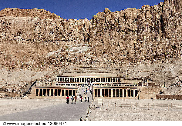 Tourists at Temple of Hatshepsut