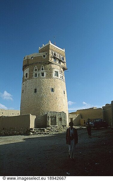Towerhouse  Sadah  Jemen  Asien