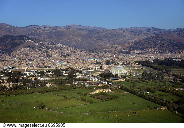 Townscape of Cajamarca  Cajamarca region  Peru
