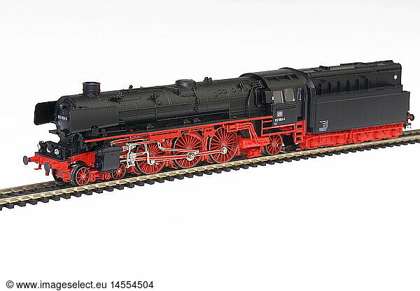 toys  model railway  Maerklin locomotive  type 012  Reichsbahn  Germany  1937  historic  historical  1930s  30s  20th century  engine  drive train  steam power  antiquity  antiquities  toy  Made in Germany  clipping  cut out  Marklin  cut-out  cut-outs