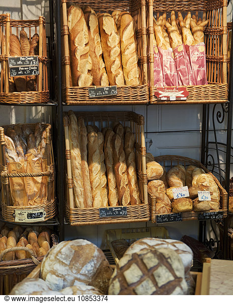 Traditional boulangerie  France  Europe