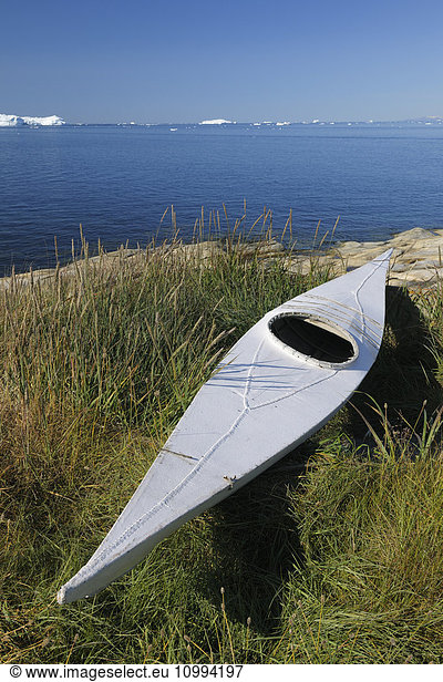 Traditional Sea Kayak  Ilulissat  Qaasuitsup  Disko Bay  Greenland