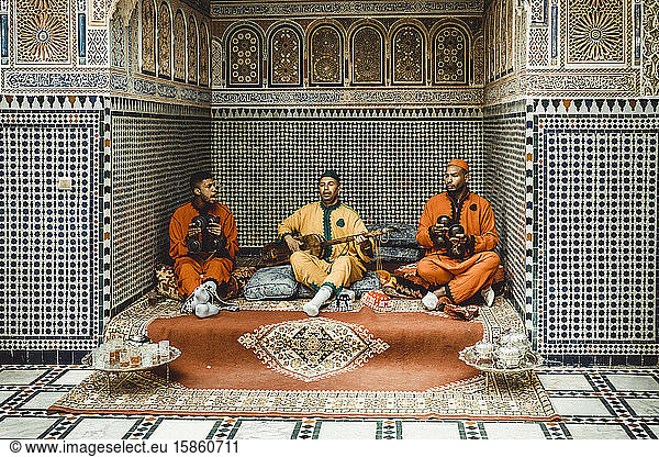 traditionelle marokkanische Musiker