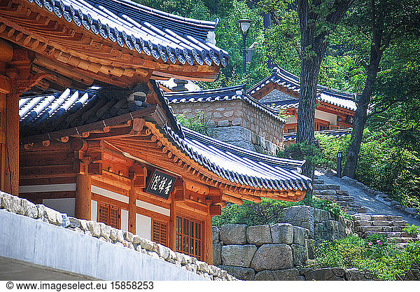 Traditionelles koreanisches Dorf