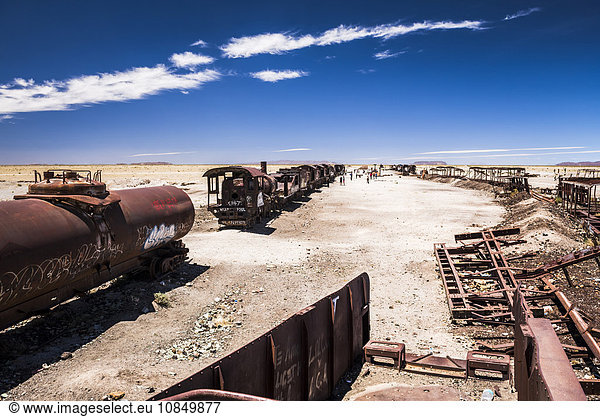 Train Cemetery (Train Graveyard)  Uyuni  Bolivia  South America