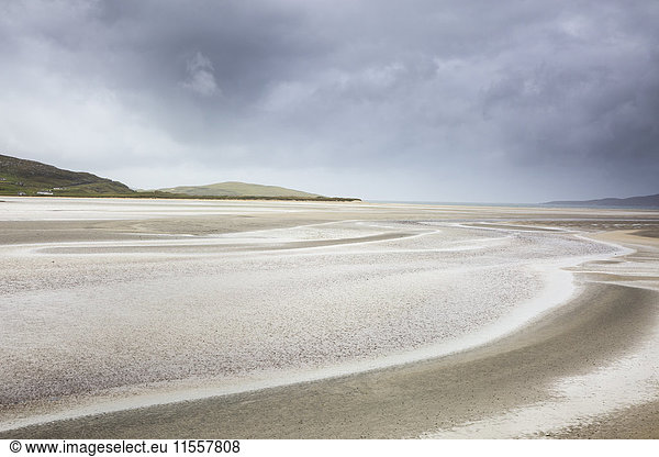 Tranquil sandy beach  Luskentyre Beach  Harris  Outer Hebrides