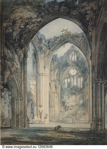 Transept of Tintern Abbey  Monmouthshire  c1794. Artist: JMW Turner.