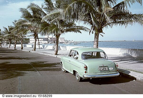 transport  car  Borgward Isabella limousine  version 1954  1955 in Mexico