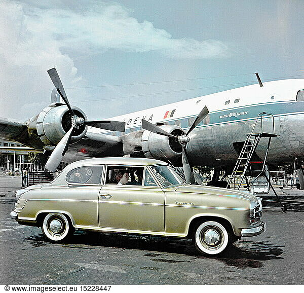 transport  car  Borgward Isabella TS  Bremen  Germany  1959
