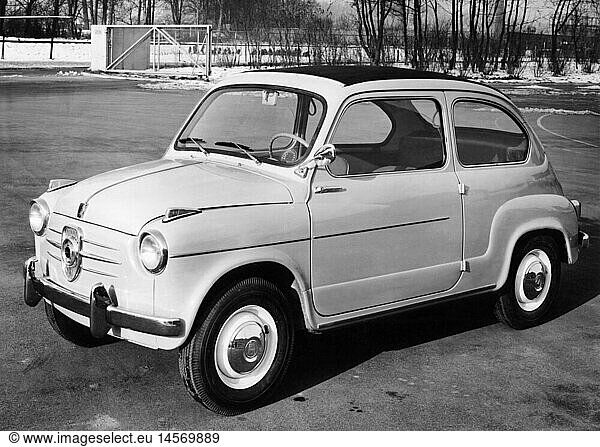transport / transportation  car  vehicle variants  NSU-Fiat 600 Jagst  1959