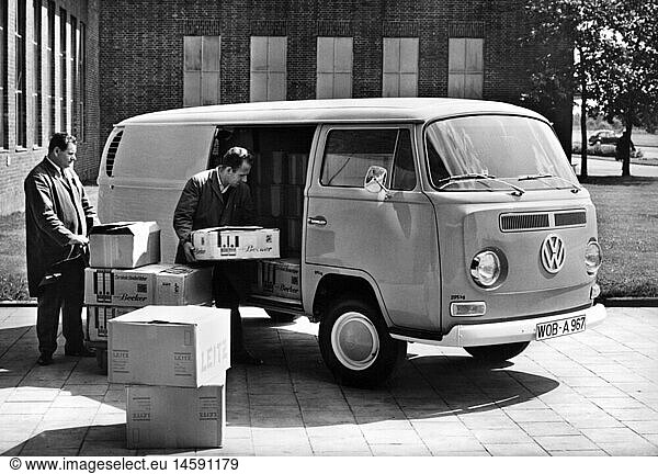 transport / transportation  car  vehicle variants  Volkswagen  VW A 2 van  1960s / 1970s