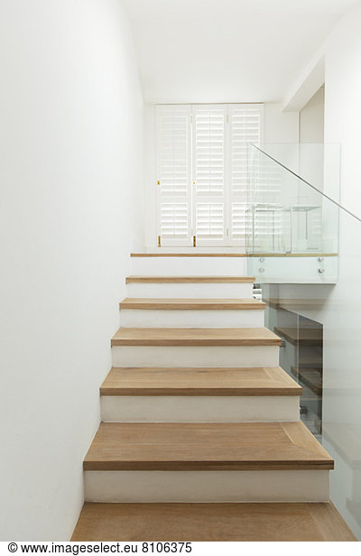 Treppe im modernen Haus