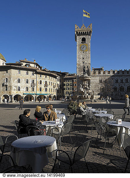 Tridente cafe  Piazza Duomo  Trento  Trentino Alto Adige  Italy