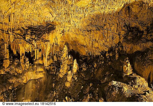 Tropfsteinhöhle bei Rudine  Insel Krk  Kroatien  Kvarner Bucht  Adria  Kroatien  Europa